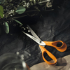 FDM Fiskars 9853 Kumaş Deri Ve Karton Makası Sarı Saplı No:8  D-215