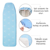 FDM Gazzella Sy Stx 3285 D Kutulu Ev Tipi Ütü Bezi (135x50) Mavi