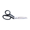 FDM Linate 242-9 Siyah Saplı Yatık Regula Makası D-147 No:9 (22,5 cm)