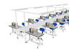 Fdm Makina Orta Bant Masası Işıklı (İki Makina Başı) T154