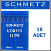 FDM Schmetz Uox113 Kemer Makinesi İğnesi Kısa 11/75  Numara