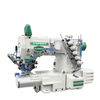 FDM Sewpower SP-787-CB356/AST/RP Otomatik Merdaneli Burunlu Reçme Makinesi, Direct Drive, Ayak Kaldırmalı, İplik Kesmeli, Kafadan Motorlu, Tabla ve Tekerlekli Ayak