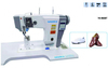 FDM Yuki YK-9608BFT Saya Sütunlu Tek İğne Kilit Dikiş Makinesi, Direct Drive, İplik Kesmeli, Ayak Kaldırmalı, Kafadan Motorlu, Ayak Transportlu