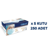 Fdmask 3 Katlı Telli Cerrahi Maske 50 li x 5 Kutu 250 Adet