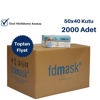 Fdmask Toptan Meltblown Cerrahi Maske 3 Katlı Full Ultrasonik Sertifikalı Telli (2000 Adet)