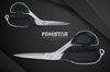 FDMSTAR 10 İnç (25 cm) Titanyum Uçlu Terzi Makası 7000 seri