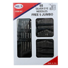 Oltalı 120 No Dikiş İpliği Siyah Beyaz, Taksun C2005, 55 Parça İğne, 25'li Çizgi Taşı
