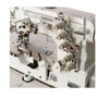 Typical GK-31500D-01 Mekanik İğne Pozisyonlu Etek Reçme Makinesi, Direct Drive, Kapalı Kartel, Kafadan Motorlu, Tabla ve Tekerlekli Ayak
