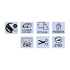 Typical TC2210-GB01A Full Otomatik İşleme Makinesi 220mm x 100mm