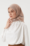 Bej - Morocco Soft Eşarp