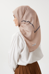 Bej - Morocco Soft Eşarp