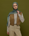 Duman & Lacivert Harem Rüyası Desen Şal