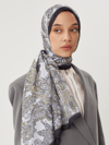 Füme & Taş Retro Desen Şal