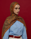 Hardal Zerafeti & Safir Harem Rüyası Desen Şal