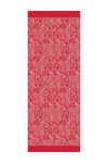 Henna Desen Çift Taraflı Şal - Bordo-Mint Yeşili