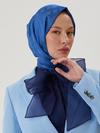 İndigo Rise Desen Jakar Şal