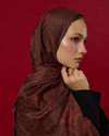 Kestane Kabuğu & Tuzlu Karamel Harem Rüyası Desen Şal