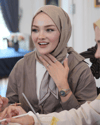 Koyu Vizon Piliseli Bambu Şal