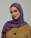 Menekşe & Krem Zencefil Harem Rüyası Desen Şal