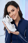 Beyaz Kadın Spor Sandalet - Kalın Tabanlı Konforlu Yazlık Model