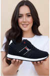 Siyah Kadın Spor Ayakkabı Sneaker