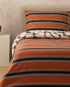 Abstract Art Dijital Baskılı Soft Cotton King Size Nevresim Seti Bej