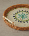 Adelaide Rattan Tepsi Kahverengi