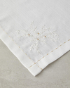 Adelina Polyester 2'li Misafir Peçetesi 38x38 cm Beyaz-Gold