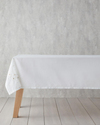 Adelina Polyester Masa Örtüsü 150x200 cm Beyaz-Gold