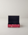 Adolfo Dekoratif Kutu 12x12x5,3 cm Bordo