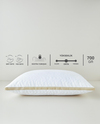 Air Plus Klimalı Yastık 50x70 cm Beyaz-Gold