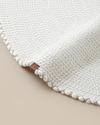 Albus Dekoratif Jüt Kilim 100 cm Beyaz