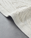 Aligne Pamuklu Bukle Kilim Krem