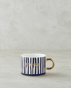 All Stripe New Bone China Kupa 345 ml Siyah - Beyaz