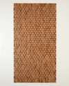 Almina Bambu Duş Kaydırmazı 70x130 cm Kahve