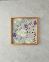 Almina Dekoratif Tepsi 33x33 cm Krem