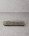 Alvin Cam Kayık Tabak 40x18 cm Antrasit