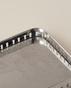 Anabel Metal Dekoratif Tepsi 15x4 Cm Gümüş