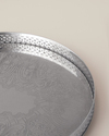 Andre Metal Dekoratif Tepsi 23x5 Cm Gümüş