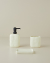 Andre Stoneware 3'lü Banyo Seti Krem