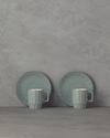 Angely New Bone China 4 Parça 2 Kişilik Kahve Fincan Takımı Yeşil