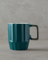 Angely New Bone China Kupa 270 ml Koyu Yeşil