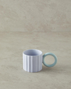 Angled New Bone China Kupa Lila