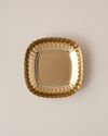Anissa Metal Dekoratif Tabak 15x17x3 cm Gold