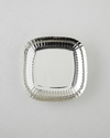 Anissa Metal Dekoratif Tabak 27,5x22x4 cm Gümüş