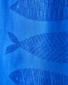 Aquatic Fish Pamuklu Plaj Havlusu 70x140 cm Çivit Mavi