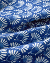 Aquatic Flowers King Size Çok Amaçlı Örtü 240x220 cm Lacivert