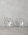 Aria Cam 4 Parça 2 Kişilik Çay Fincanı Takımı 195 ml Silver
