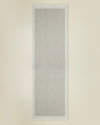 Arlo Halı 100x300 cm Gri-Beyaz