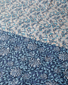 Asteria Çift Kişilik Çok Amaçlı Örtü 200x220 cm Mavi - Bej
